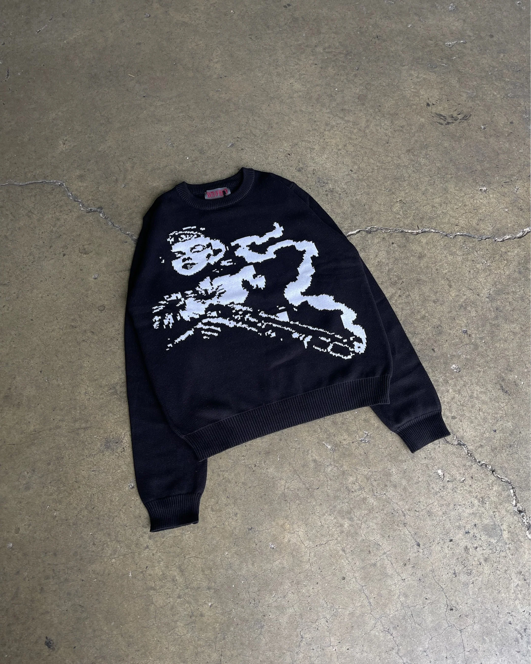 HOT SHOT - HEAVYWEIGHT KNITTED SWEATER - Image 4
